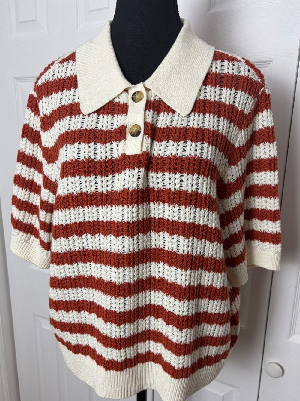 Striped Knitted top by Joe Fresh Size XL